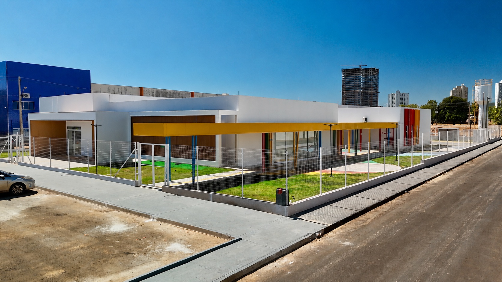 Nova unidade escolar modular entregue